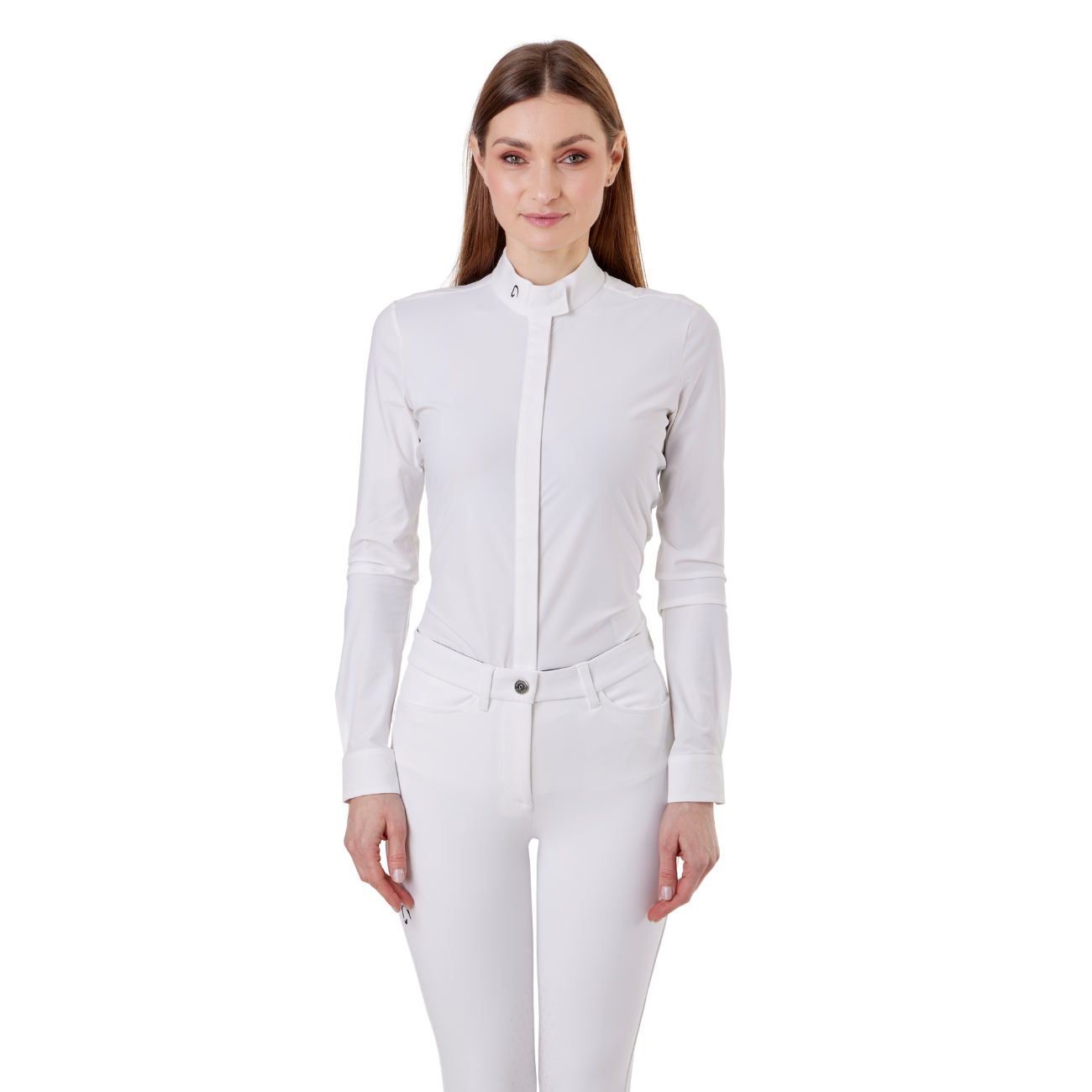 Camicia Da Concorso Da Donna A Manica Lunga Mascheroni MASDCML01 WHITE MASCHERONI SELLERIA 