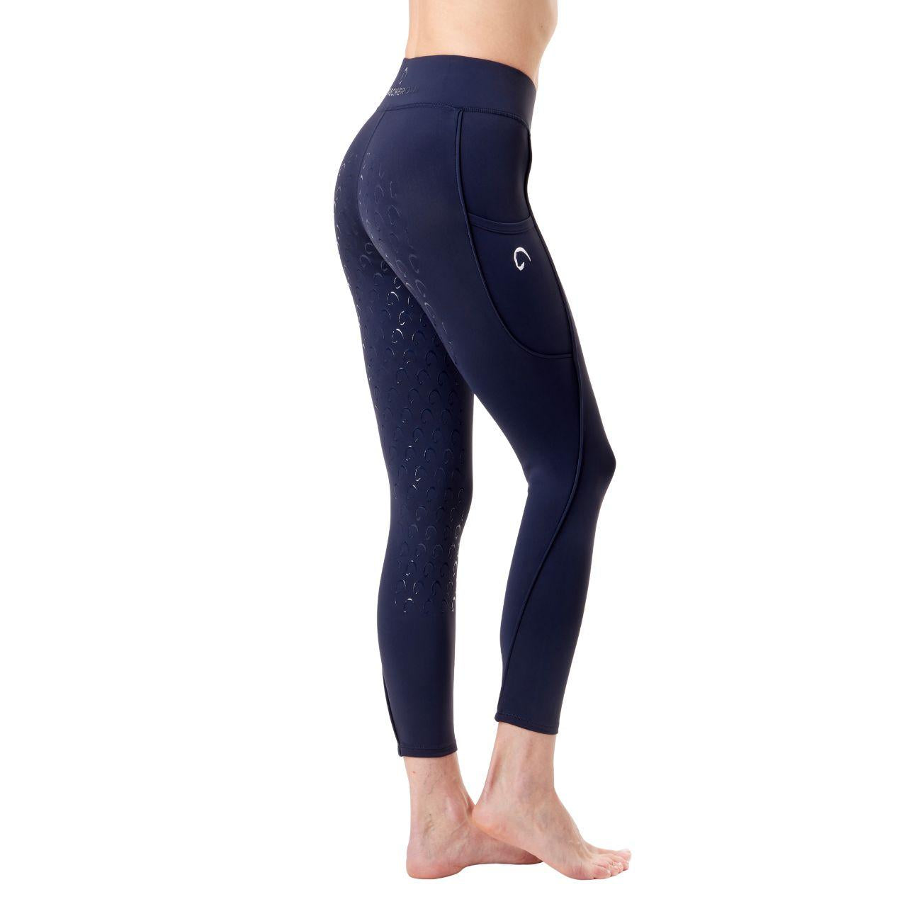 Leggings Da Donna Full Grip Piazza Di Siena Mascheroni Blu 30MA-PIAZZADISIENA NAVY MASCHERONI SELLERIA 