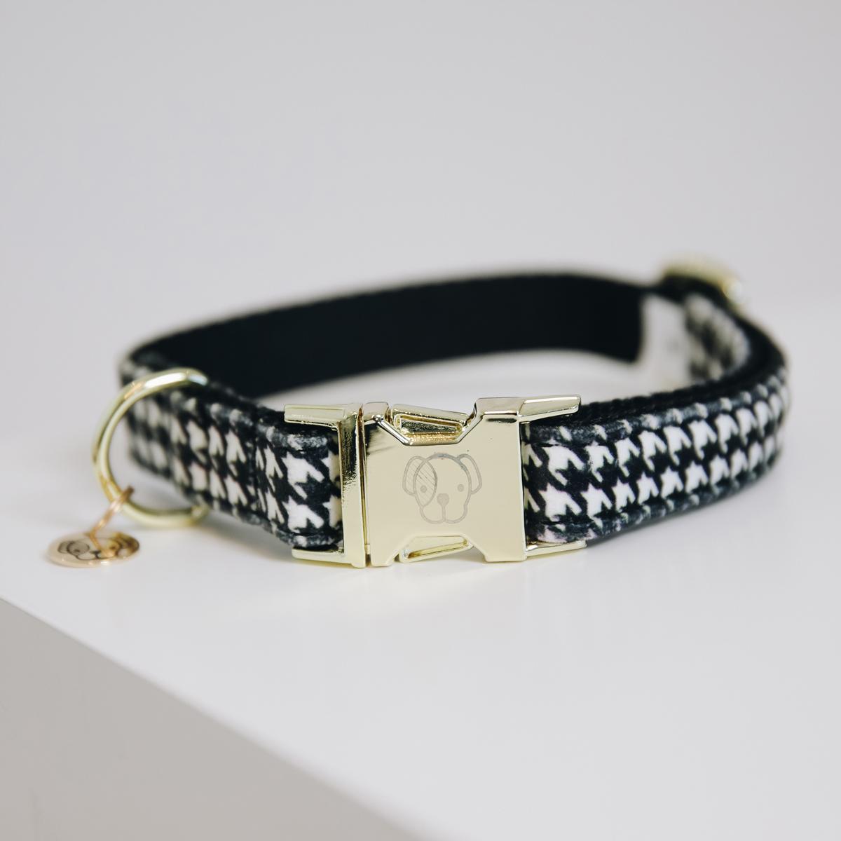 COLLARE PER CANE IN PIED-DE-POULE KENTUCKY 09KT42544 01BLACK KENTUCKY