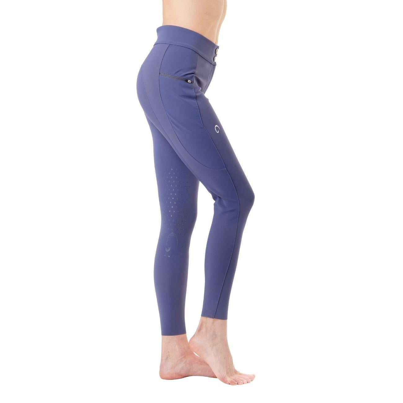 Pantalone Da Donna Half Grip Venezia Mascheroni Celeste 09MA-02VENEZIA 504CELESTE MASCHERONI SELLERIA 