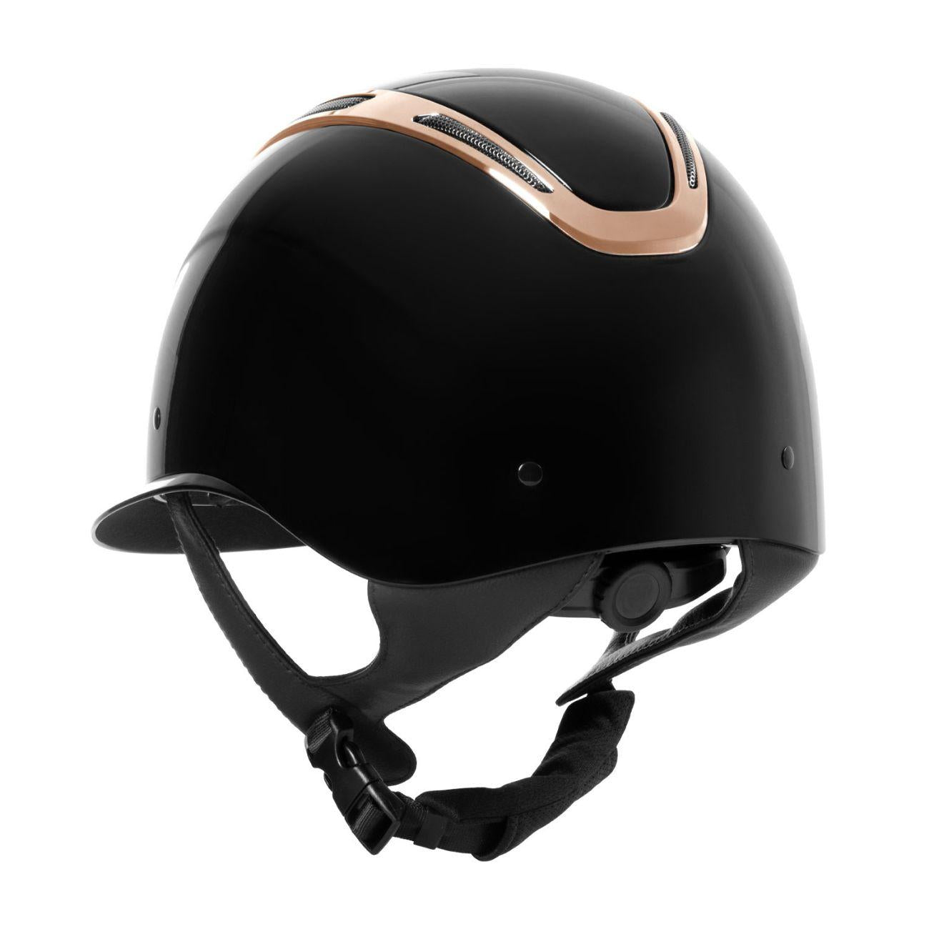 Cap Donna Apocalypse Con Calotta Lucida Nero/Oro Rosa ETW02016 BLACK/ROSEGOLD EQUESTRO 