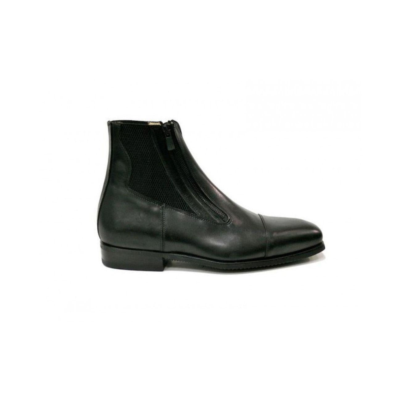 Stivaletto Pelle 'Z2/S Passion' Parlanti Roma 09PTZ2/SPASSION NERO PARLANTI ROMA 