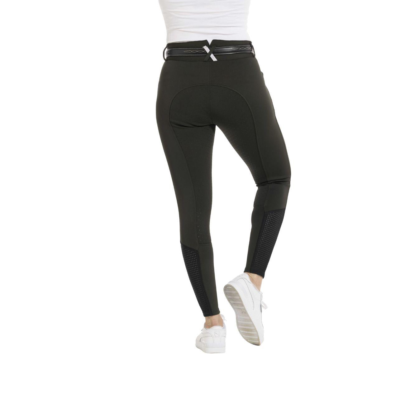 Pantaloni Da Donna Claudine Equitheme Verde 979788 DARK GREEN EQUITHEME 