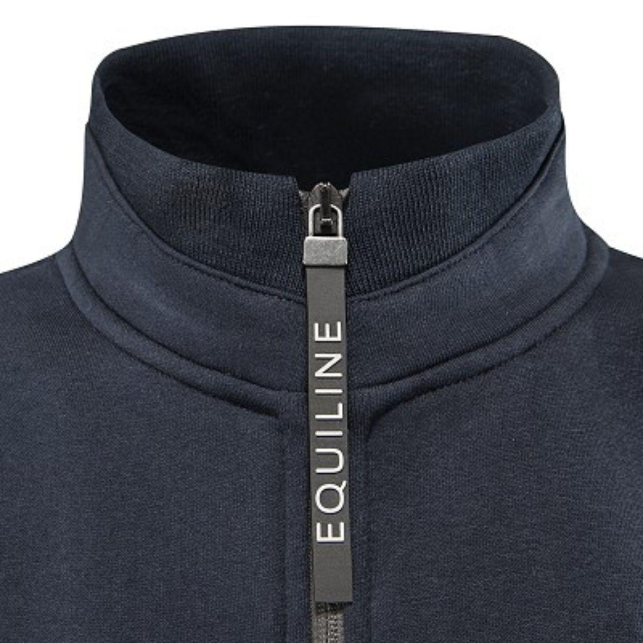 EQUILINE Felpa Uomo Full Zip Blu PM-EQ-R09472 002NAVY 