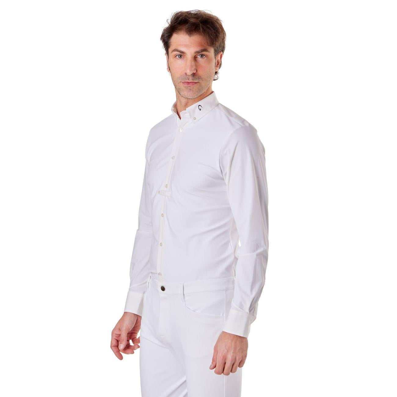 Camicia Da Concorso Da Uomo A Manica Lunga Mascheroni MASUCML02 WHITE MASCHERONI SELLERIA 