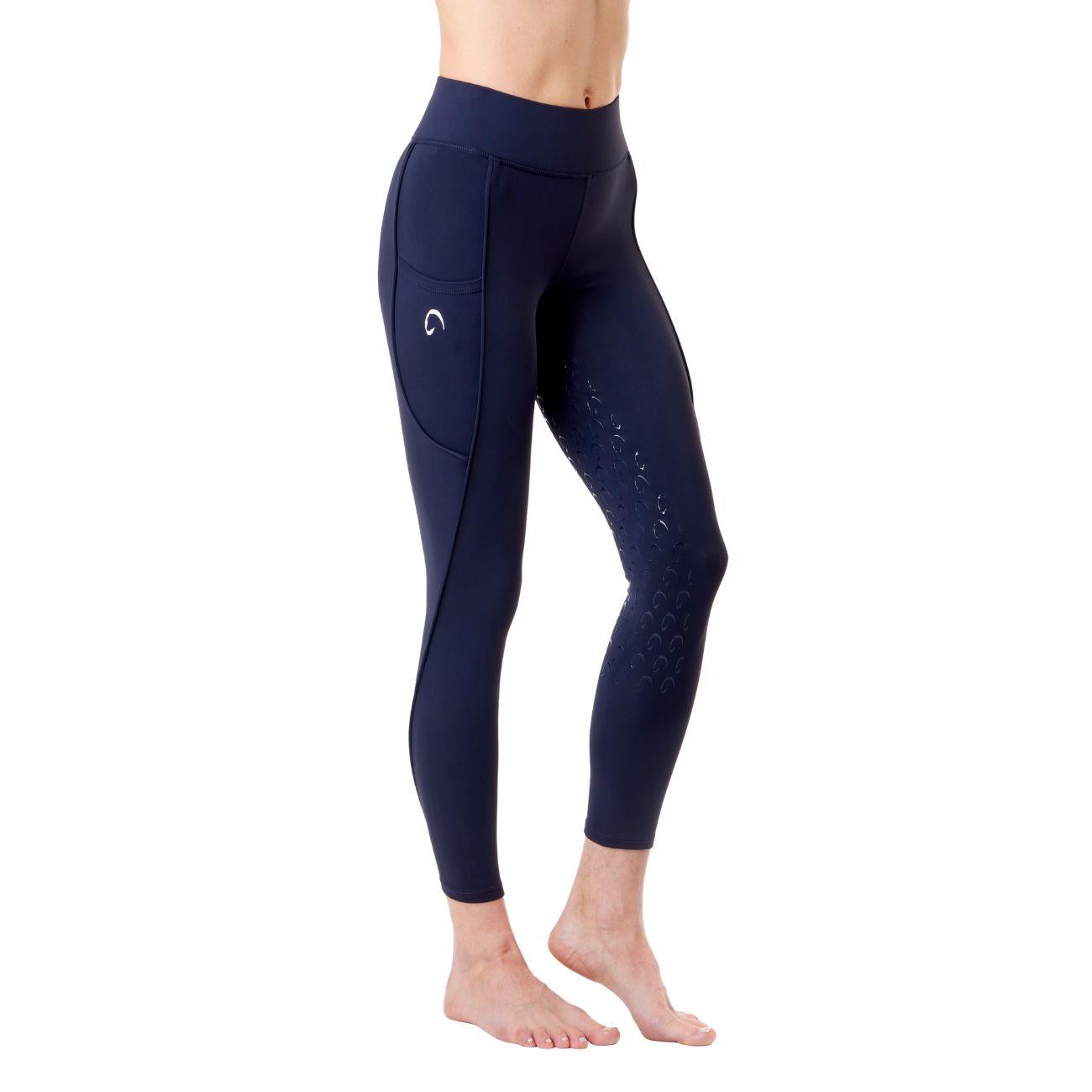 Leggings Da Donna Full Grip Piazza Di Siena Mascheroni Blu 30MA-PIAZZADISIENA NAVY MASCHERONI SELLERIA 