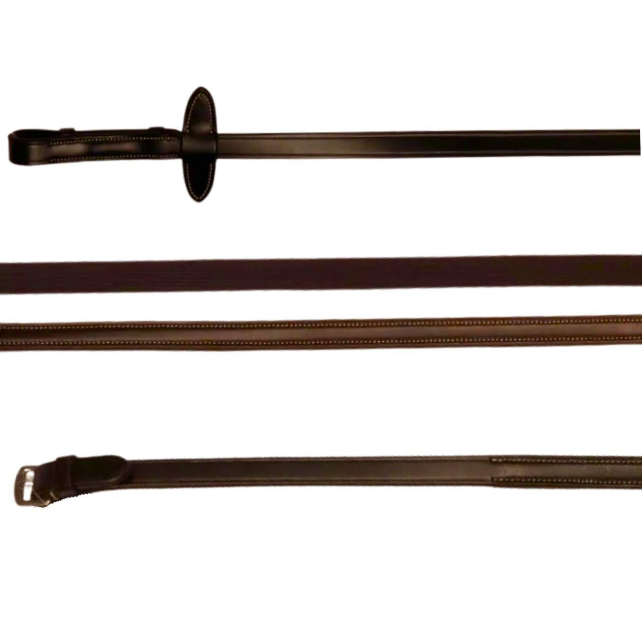 Redini In Cuoio Con Grip In Gomma Mascheroni Marrone 30MA-HGE-290922-08 DARK BROWN MASCHERONI SELLERIA 