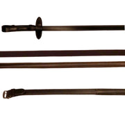 Redini In Cuoio Con Grip In Gomma Mascheroni Marrone 30MA-HGE-290922-08 DARK BROWN MASCHERONI SELLERIA 