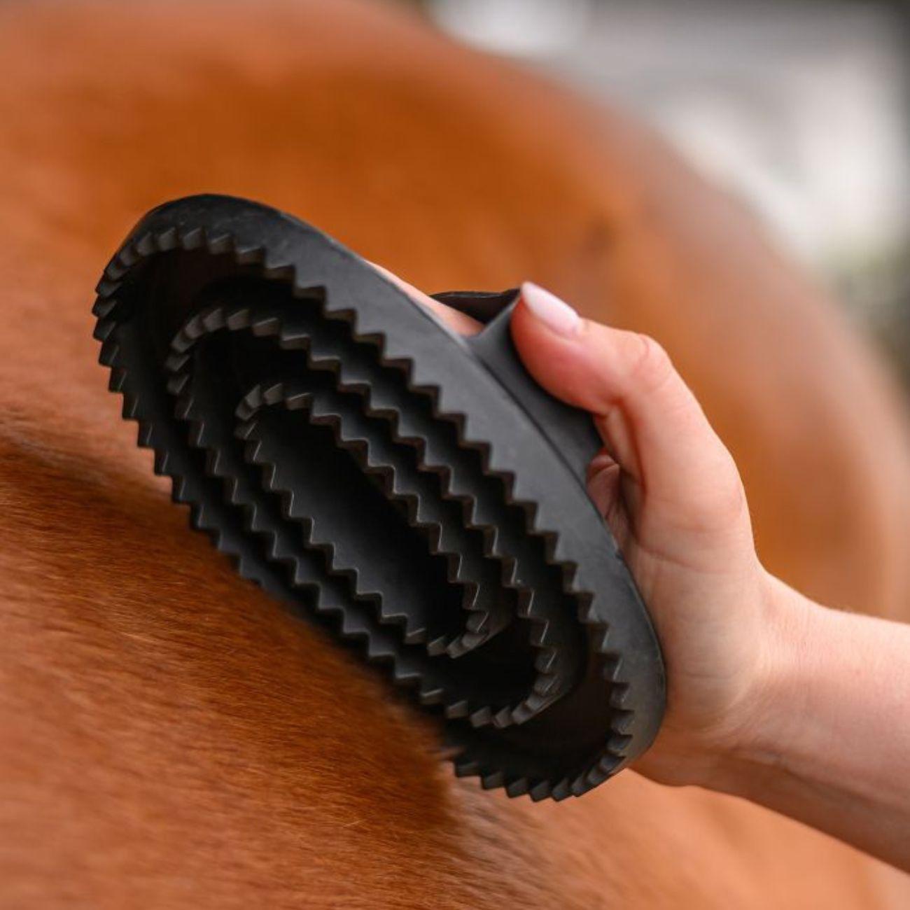 Striglia Rubber Curry Comb Waldhausen 600801 NEUTRO WALDHAUSEN 