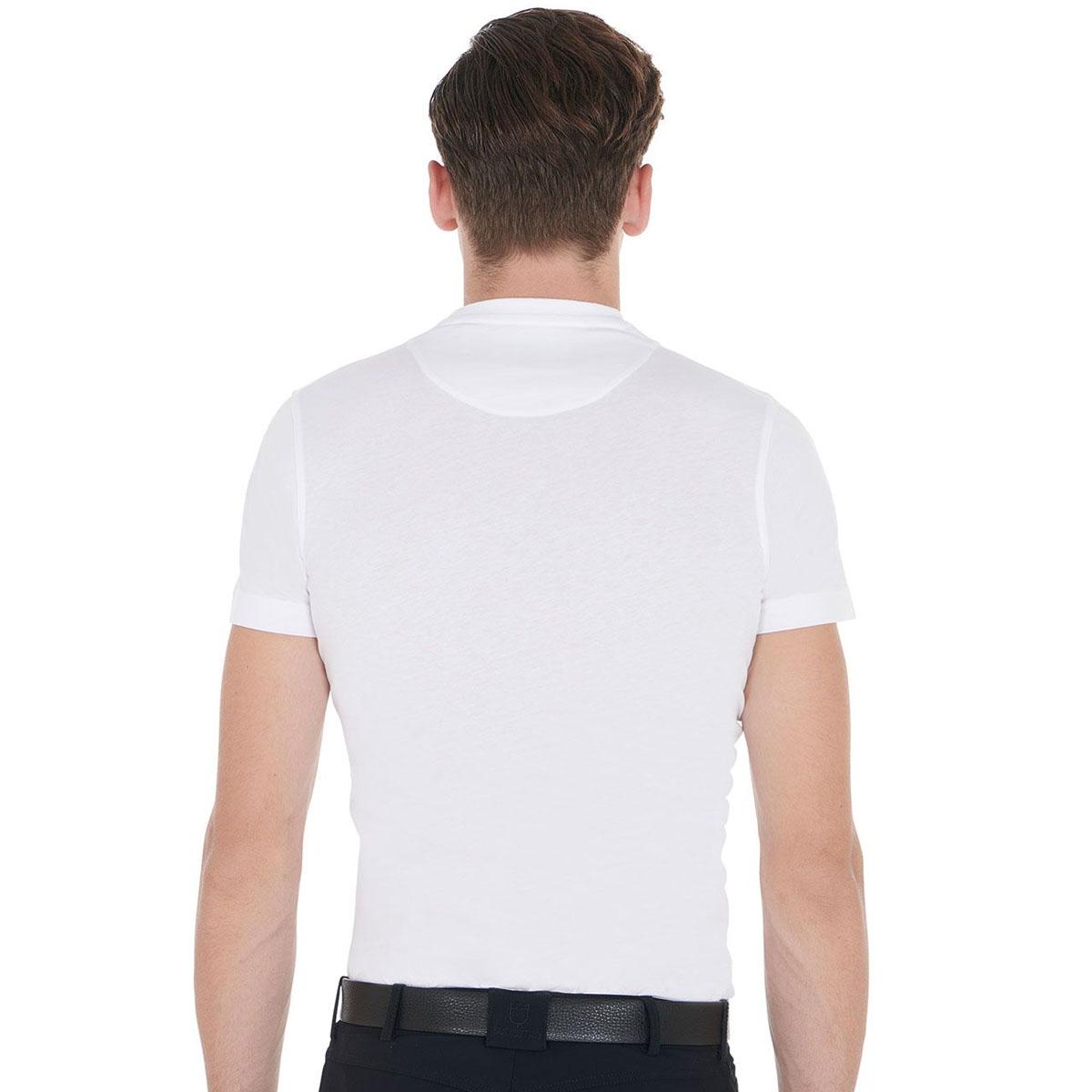Equestro SHIRT BIANCO Magliette 09AMA-ETM00069 WHITE EQUESTRO 