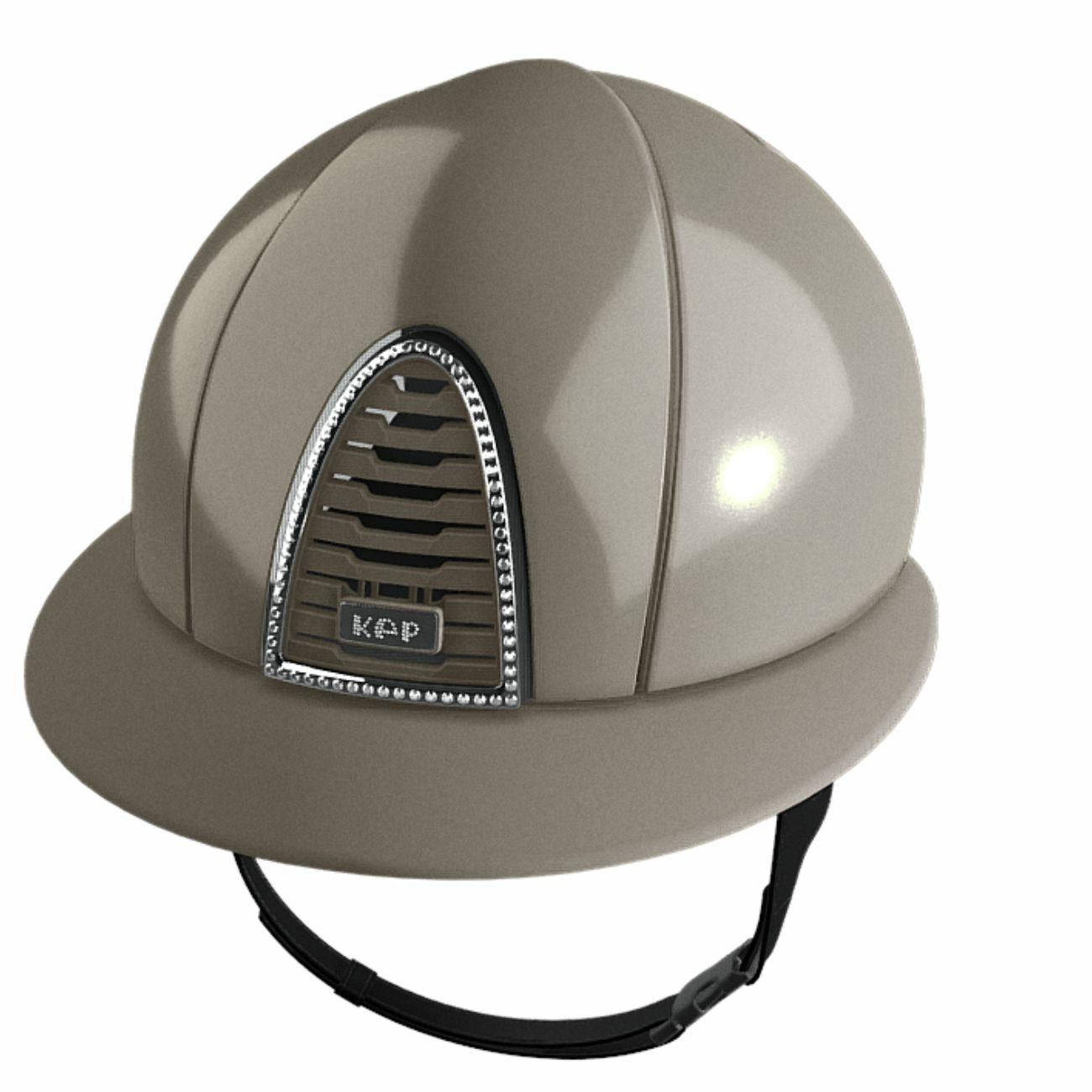 Cap Kep Italia Cromo 2.0 Metal Con Cornice E Logo Con Cristalli E Visiera Polo Verde Oliva CRL2.0010 OLIVE GREEN KEP ITALIA 