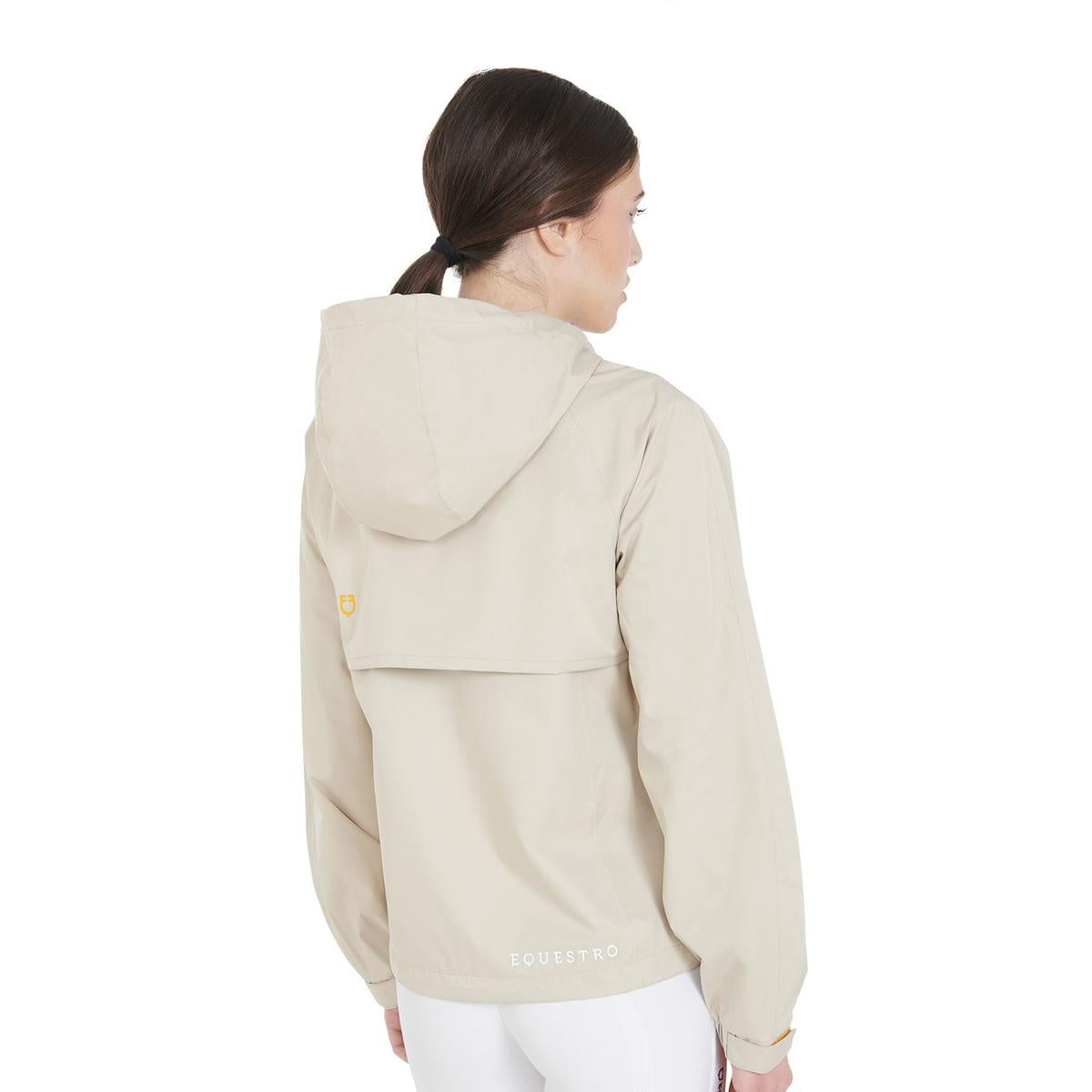 SOFTSHELL DONNA FULL ZIP CON CAPPUCCIO 09AMA-ETW00025 BEIGE EQUESTRO 