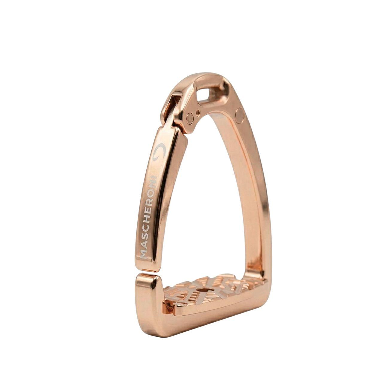 MASCHERONI SELLERIA Staffe Di Sicurezza Olympia Con Logo Mascheroni Oro Rosa IRO COPPER 