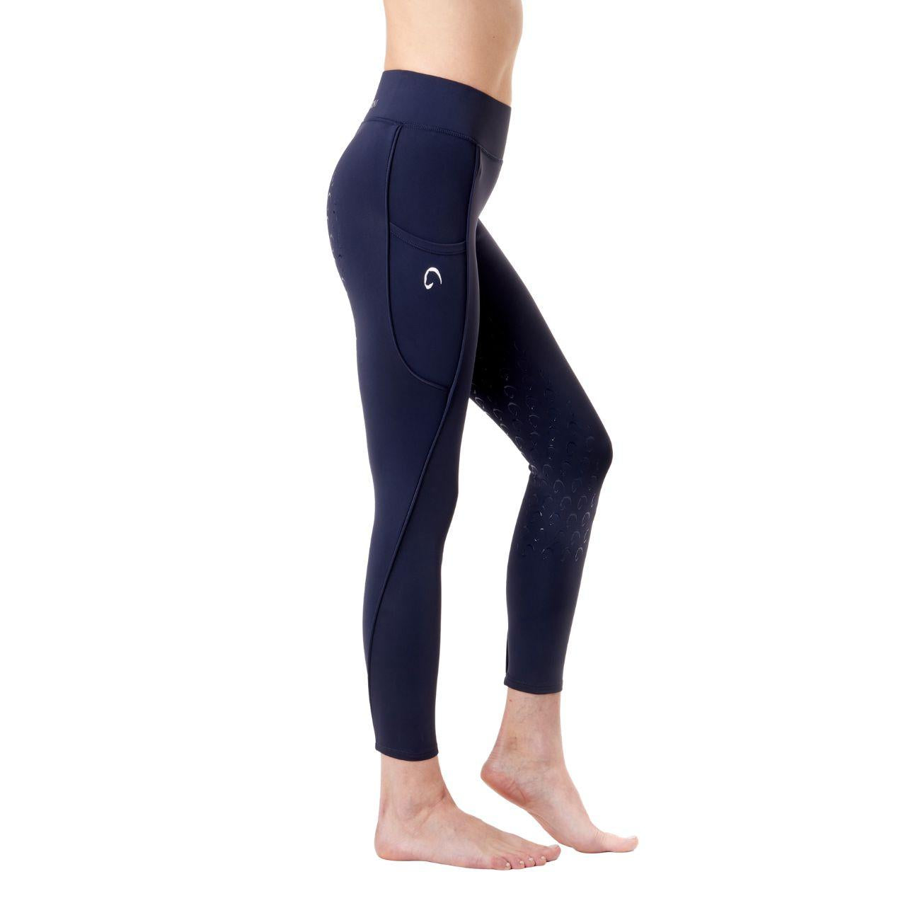 Leggings Da Donna Full Grip Piazza Di Siena Mascheroni Blu 30MA-PIAZZADISIENA NAVY MASCHERONI SELLERIA 