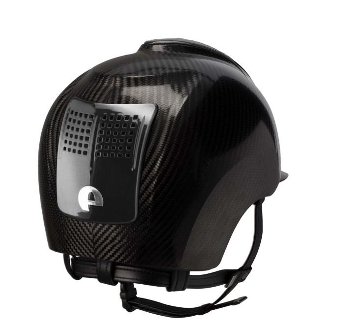 Cap Kep Italia E-Light In Carbonio Con Visiera Standard E 3 Tre Tasselli Nero CARB009.S BLACK KEP ITALIA 