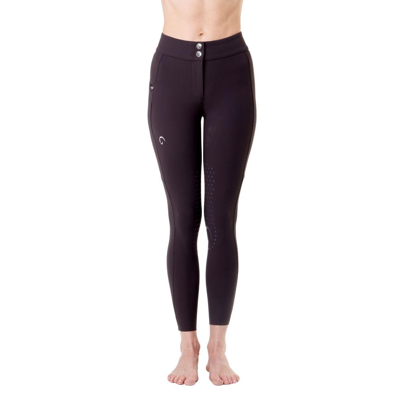 Pantalone Da Donna Half Grip Venezia Mascheroni Marrone 09MA-02VENEZIA 499MARRONE MASCHERONI SELLERIA 