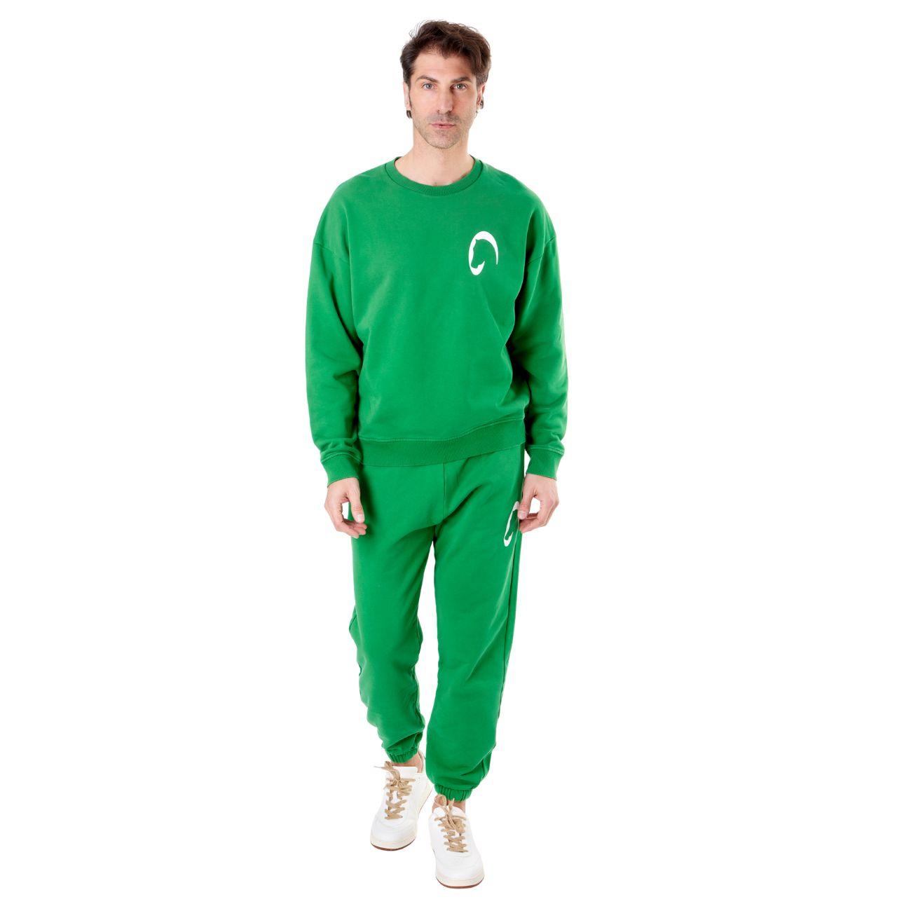 Felpa Uomo Mascheroni Verde MASCHERONI-FELPA VERDE MASCHERONI SELLERIA 