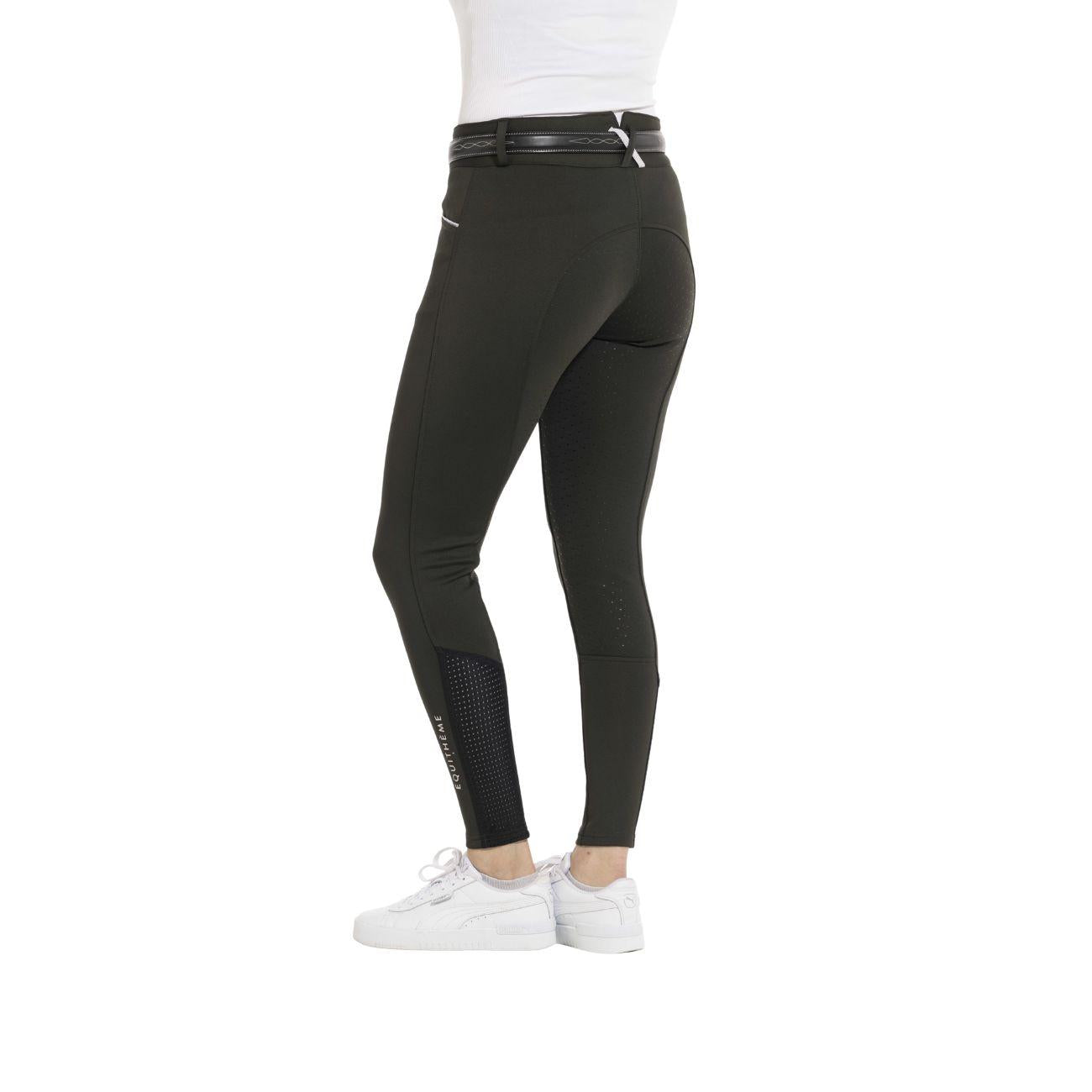 Pantaloni Da Donna Claudine Equitheme Verde 979788 DARK GREEN EQUITHEME 