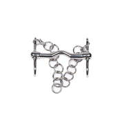 AMAHORSE FRANCESINO INTERO A PONTE Argento IMBOCCATURE ATTACCHI 09UMMO00056 09UMMO00056I INOX AMAHORSE 
