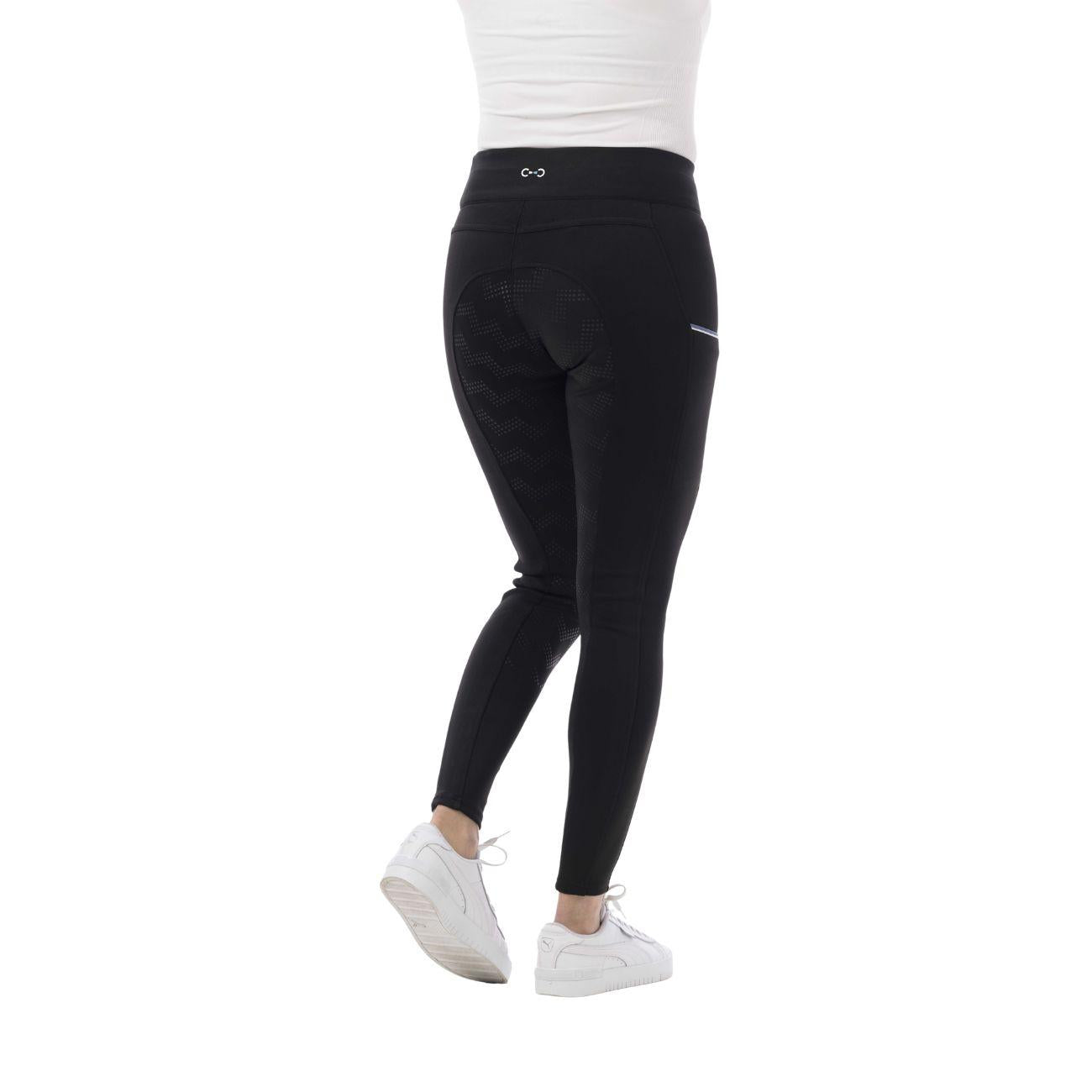 Leggings Da Donna Agadir Riding World Nero 989501 BLACK RIDING WORLD 