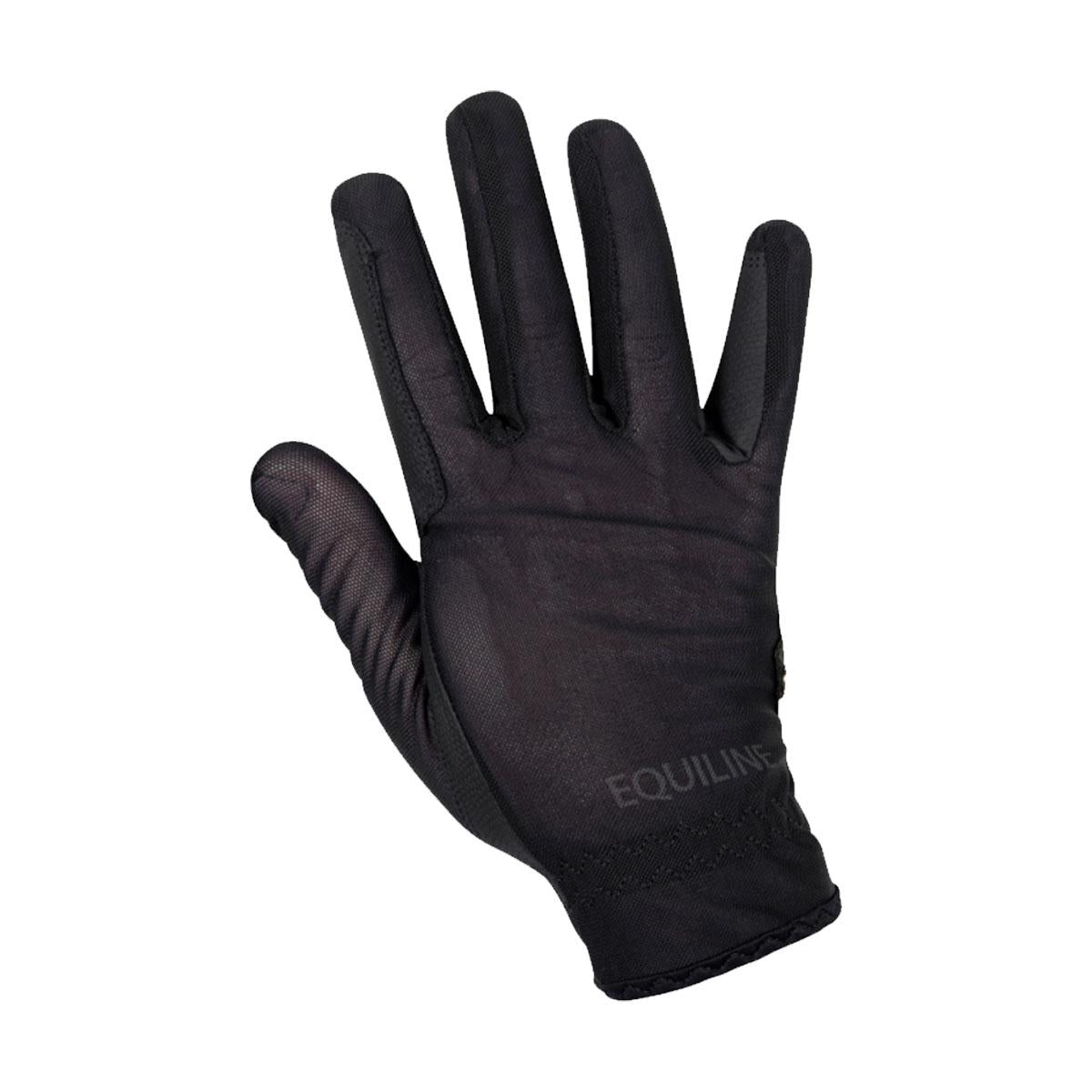 GUANTI ESTIVI UNISEX 30EQ-EC018PT11235 006NERO EQUILINE
