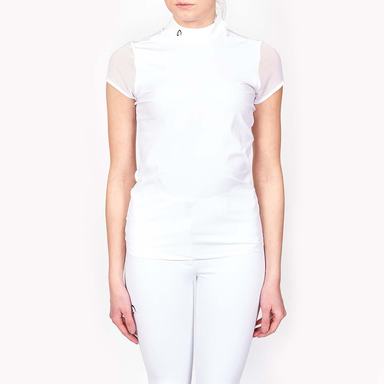 Polo Da Concorso Donna Manica Corta Mascheroni MASDPMC01 WHITE MASCHERONI SELLERIA 