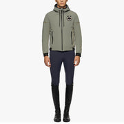PIUMINO UOMO IN NYLON STRETCH CAVALERIA TOSCANA 28CT-GIU265NY093 5F00GREEN CAVALLERIA TOSCANA