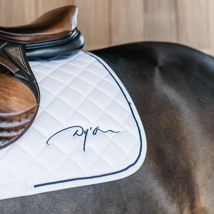 DY'ON SADDLE PAD DIAMOND DYON Bianco SOTTOSELLA HO22K WHITE DY'ON 