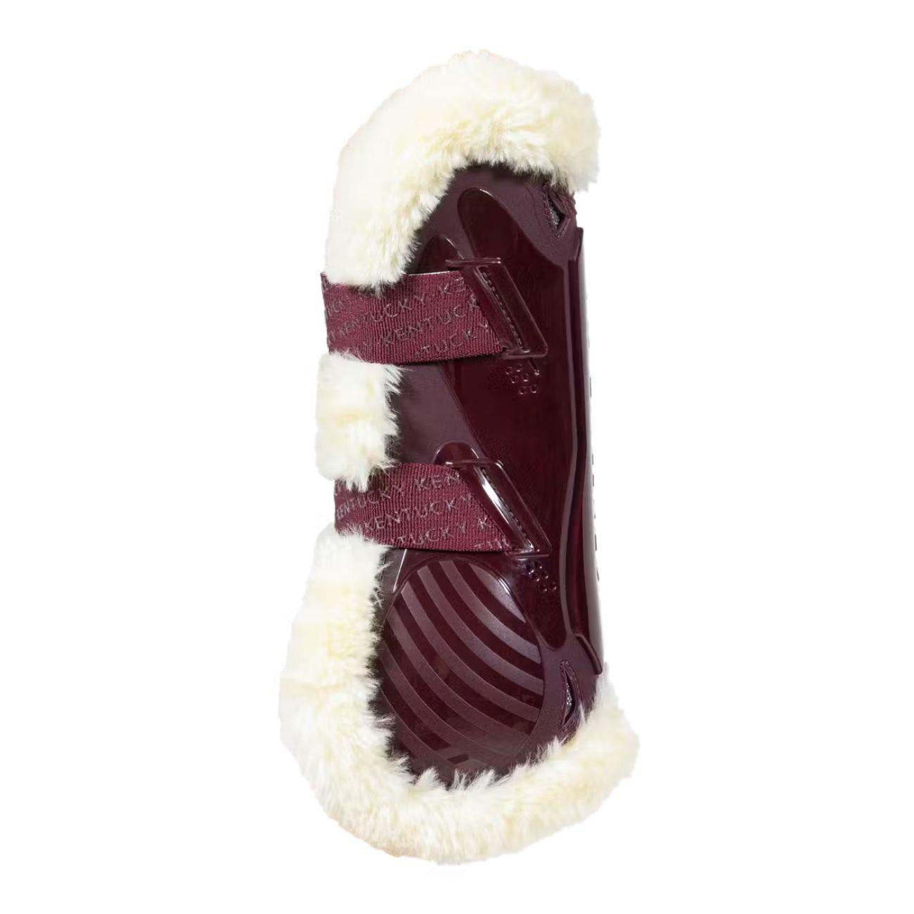 Stinchiere Vegan Sheepskin Tendon Boots Bamboo Elastic Kentucky Smeraldo Bordeaux 88102 17BORDEAUX KENTUCKY 