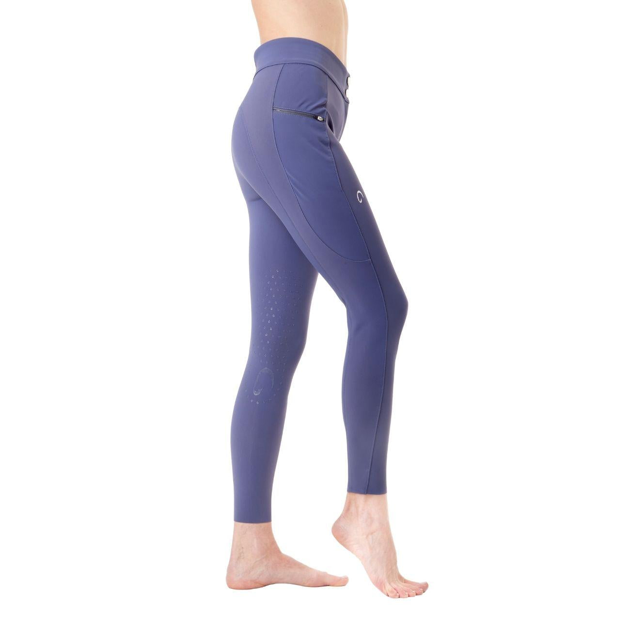 Pantalone Da Donna Half Grip Venezia Mascheroni Celeste 09MA-02VENEZIA 504CELESTE MASCHERONI SELLERIA 