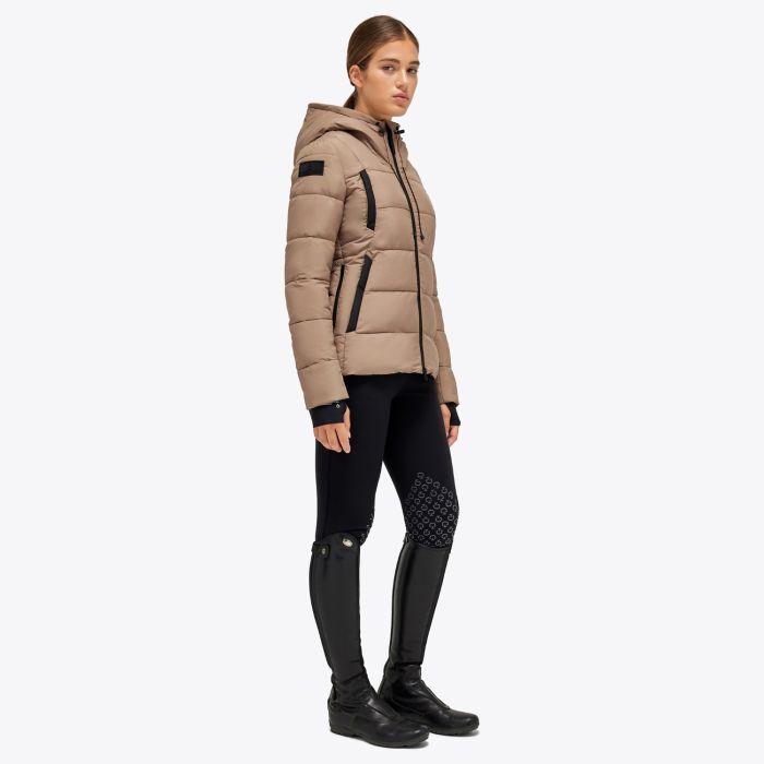 PIUMINO DONNA TRAPUNTATO OPACO CAVALLERIA TOSCANA 29CT-GID267NY096 4B00LIGHT MOCHA CAVALLERIA TOSCANA