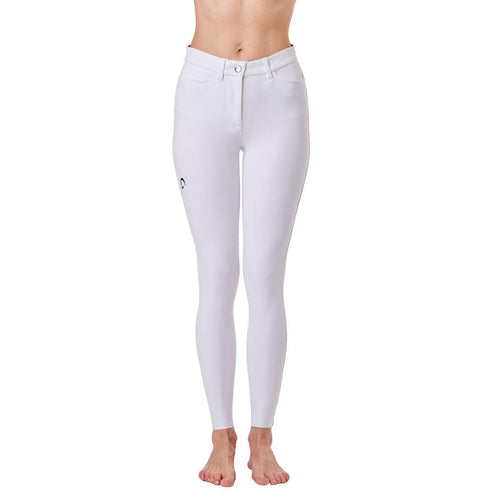 Pantalone Da Donna Half Grip Milano Mascheroni Bianco 09MA-01MILANO 001BIANCO MASCHERONI SELLERIA 