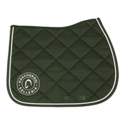 SOTTOSELLA DA SALTO CON LOGO TONDO MASCHERONI 31MA-SADDLEPAD DARK GREEN MASCHERONI SELLERIA