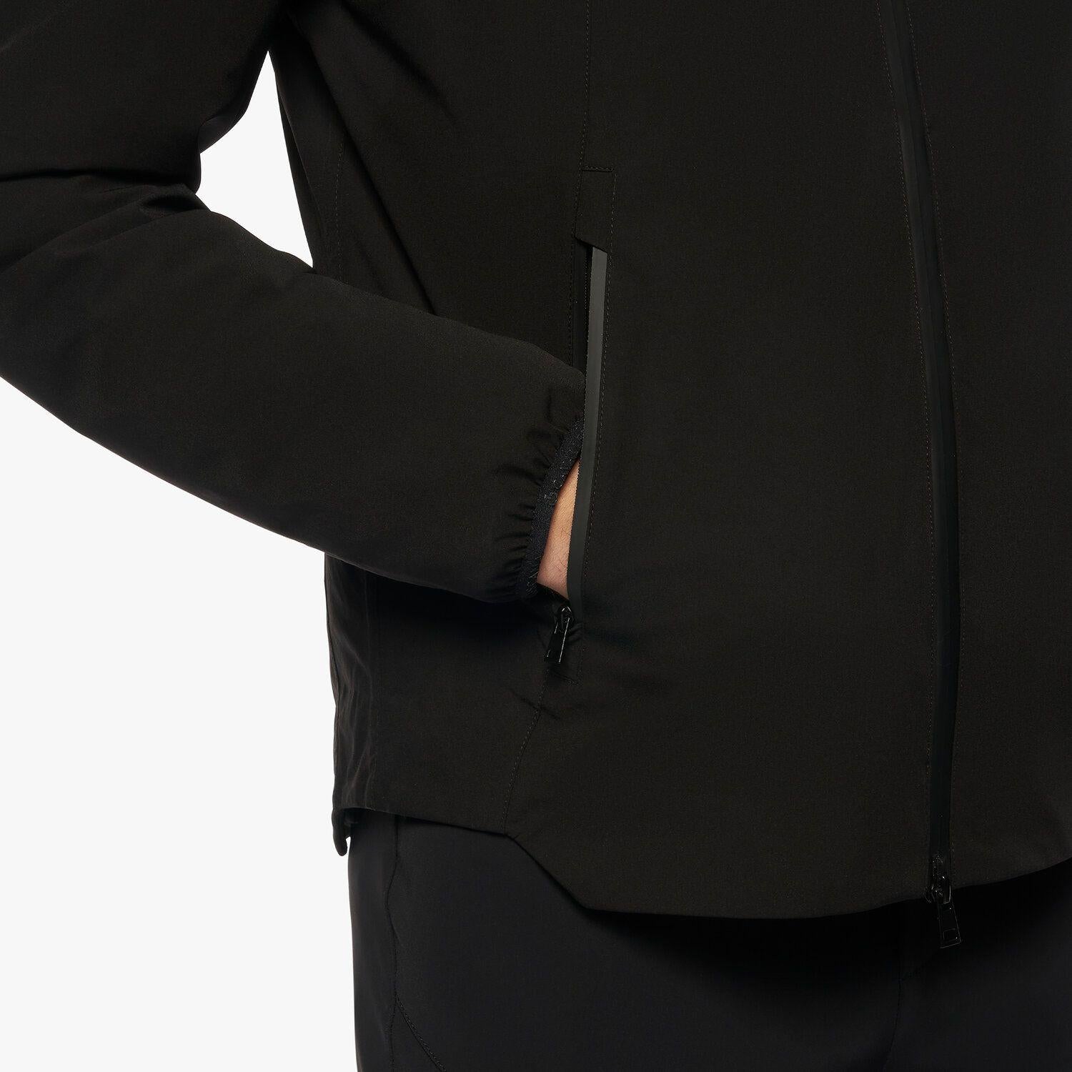 SOFTSHELL UO MO CON CAPPUCCIO FULL ZIP CAVALLERIA TOSCANA 29CT-GIU269NY095 9999BLACK CAVALLERIA TOSCANA 