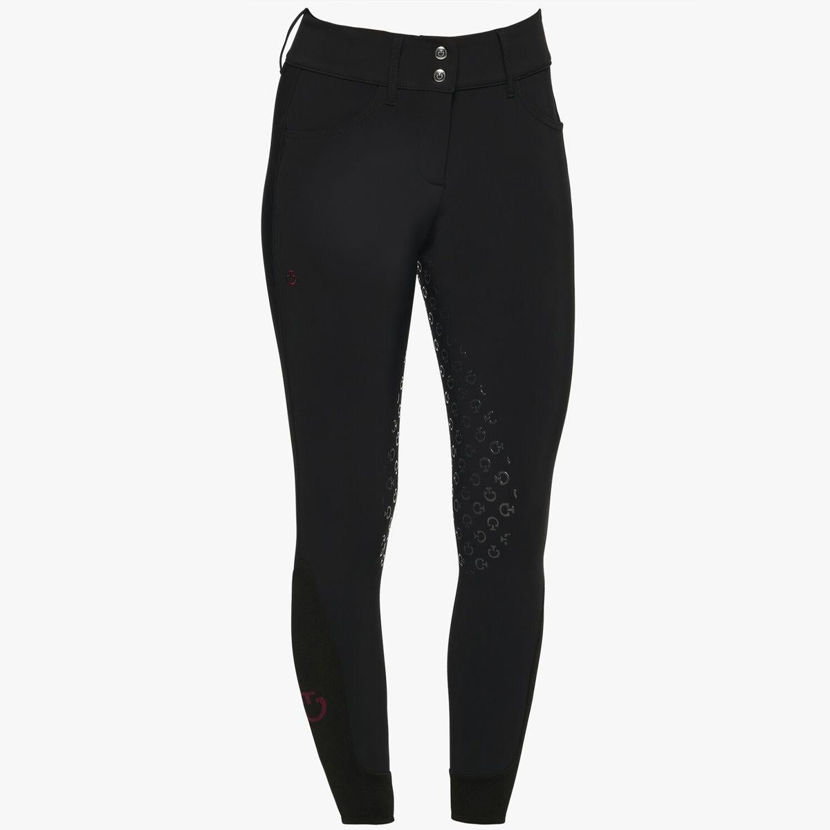 PANTALONI DA EQUITAZIONE DONNA FULL GRIP CAVALLERIA TOSCANA 29CT-PAD096JV013 9999BLACK CAVALLERIA TOSCANA 