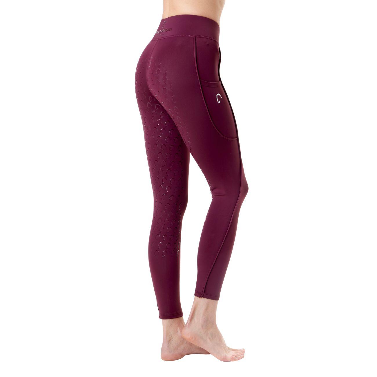 Leggings Donna Full Grip Mascheroni Bordeaux 30MA-LEGGINGS BORDEAUX MASCHERONI SELLERIA 