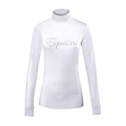 EQUILINE Maglia Donna Con Collo Alto Bianco PM-EQ-H00813 001WHITE 