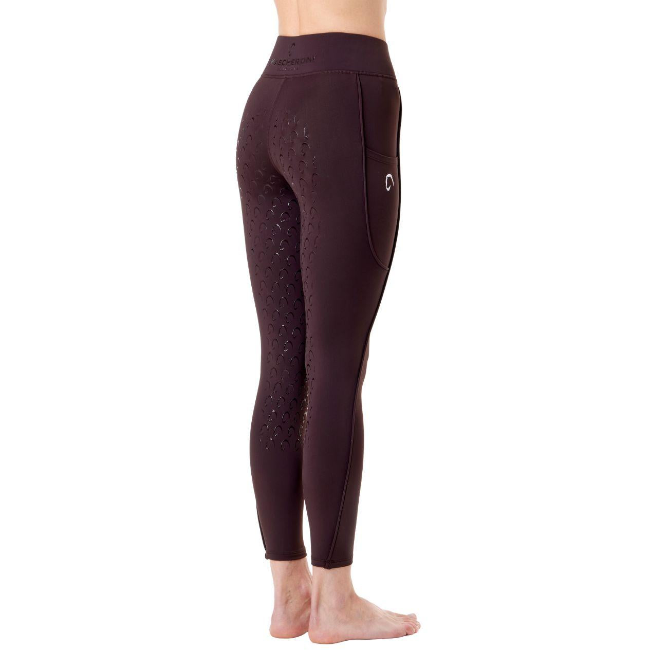 Leggings Donna Full Grip Mascheroni Marrone 30MA-LEGGINGS BROWN MASCHERONI SELLERIA 