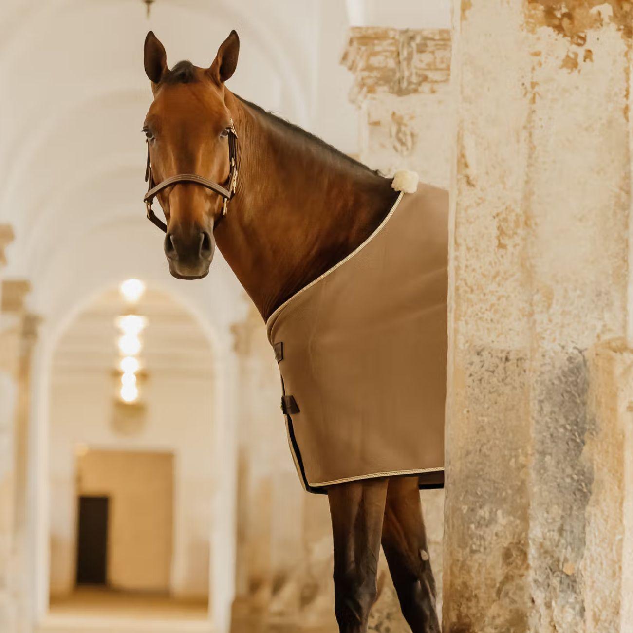 Coperta Da Box Fleece Rug Show Vegan Wool Kentucky Beige 52233 32BEIGE KENTUCKY 