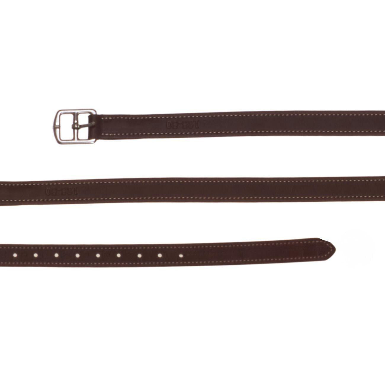 Staffili In Cuoio Mascheroni Marrone Scuro 09MA-STAFFILI DARK BROWN MASCHERONI SELLERIA 