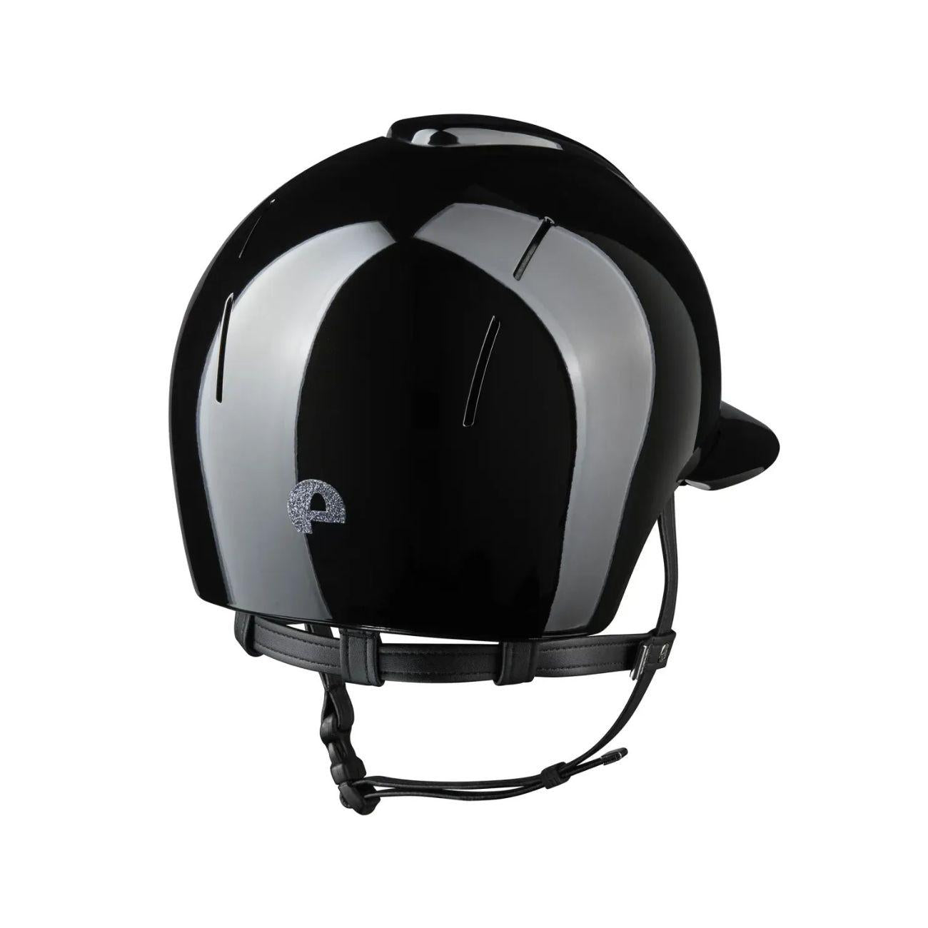 Cap Kep Italia Smart Nova Metal Polish Con Visiera Polo E Inserto Star Silver Nero NOVA.P.PO.P04 NERO KEP ITALIA 