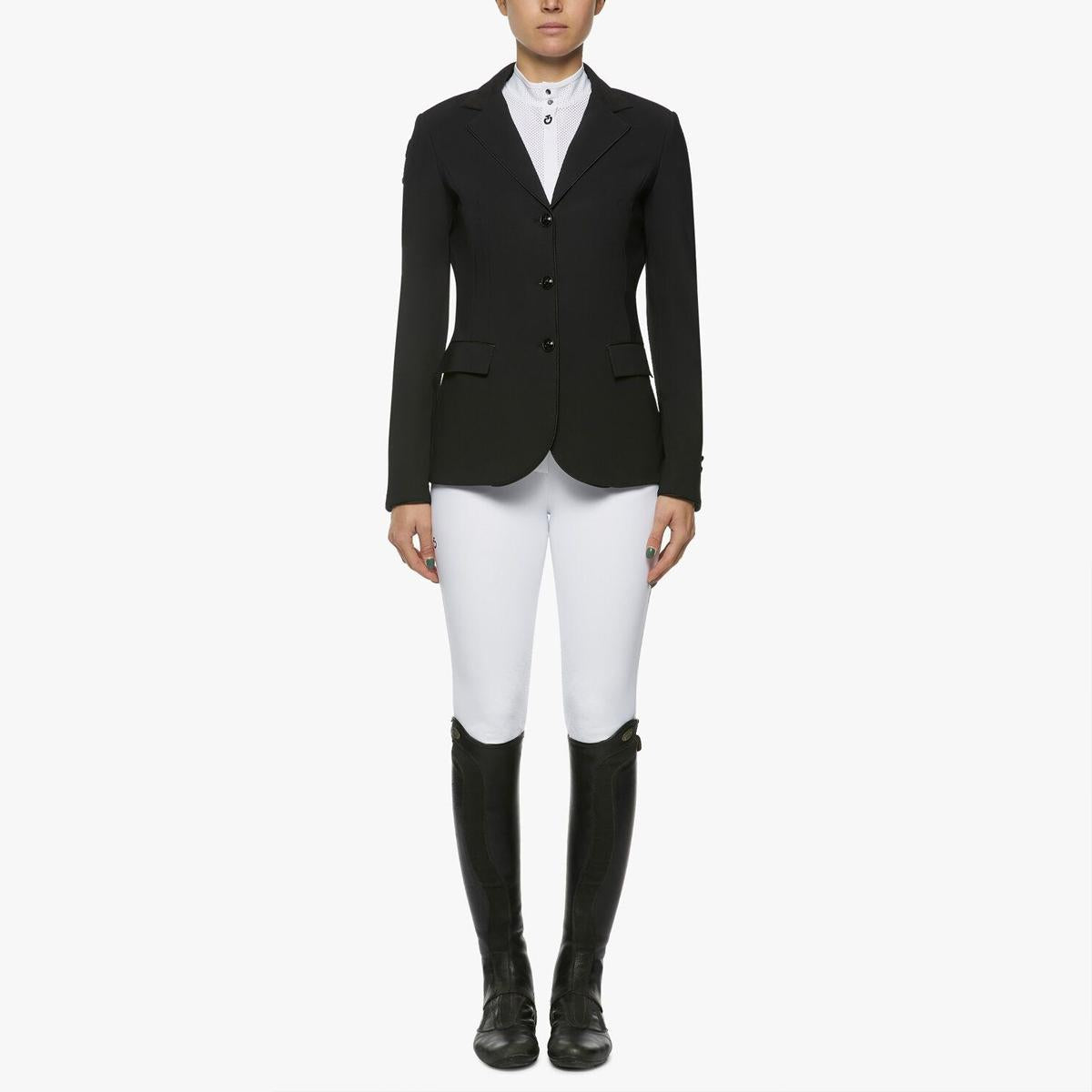 GIACCA DA CONCORSO DONNA GP RIDING 09CT-GID051JE115 9999NERO CAVALLERIA TOSCANA