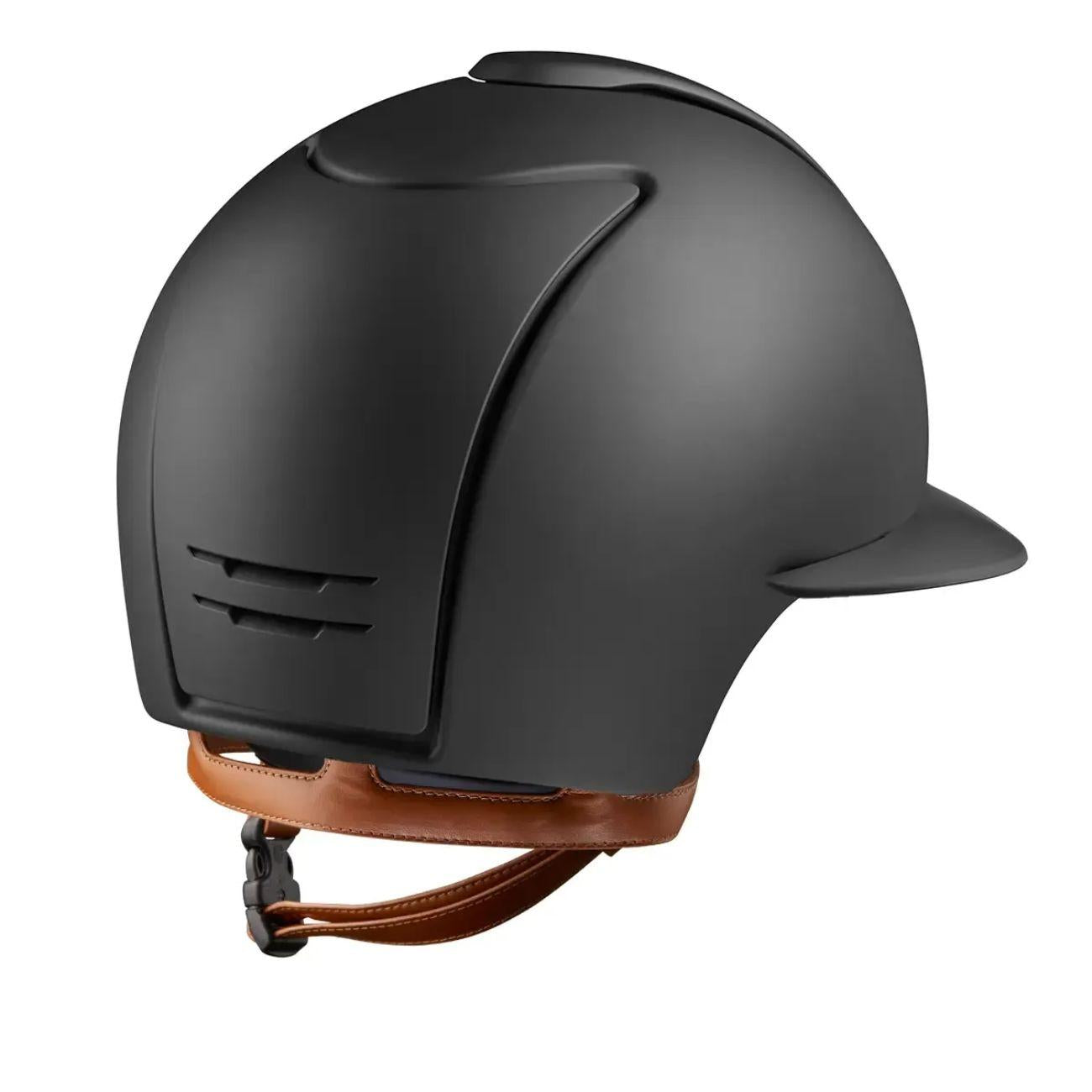 Cap Kep Italia Cromo 2.0 Matt Nero Con Visiera Polo E Cinturino Beige CRB2.BGE.PO BLACK KEP ITALIA 