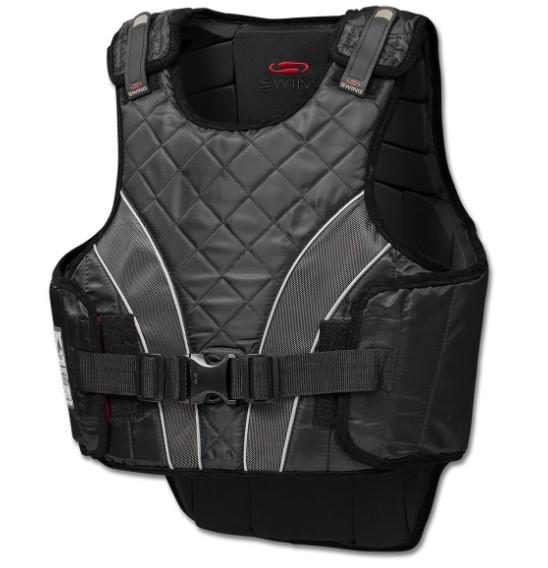 Waldhausen BUSTINO JUNIOR 'SWING GUARD P11' CON ZIP Nero BUSTINI PROTETTIVI 09WL2148-J BLACK WALDHAUSEN 