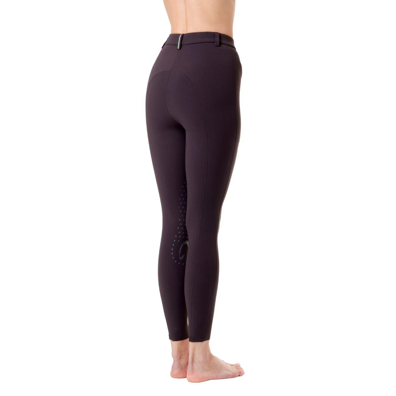 Pantalone Da Equitazione Da Donna Half Grip Parigi Mascheroni Marrone 09MA-05PARIGI 499MARRONE MASCHERONI SELLERIA 