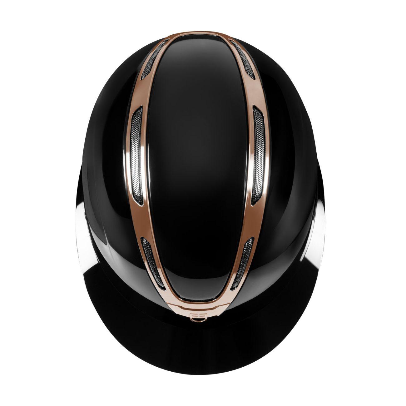Cap Donna Apocalypse Con Calotta Lucida Nero/Oro Rosa ETW02016 BLACK/ROSEGOLD EQUESTRO 