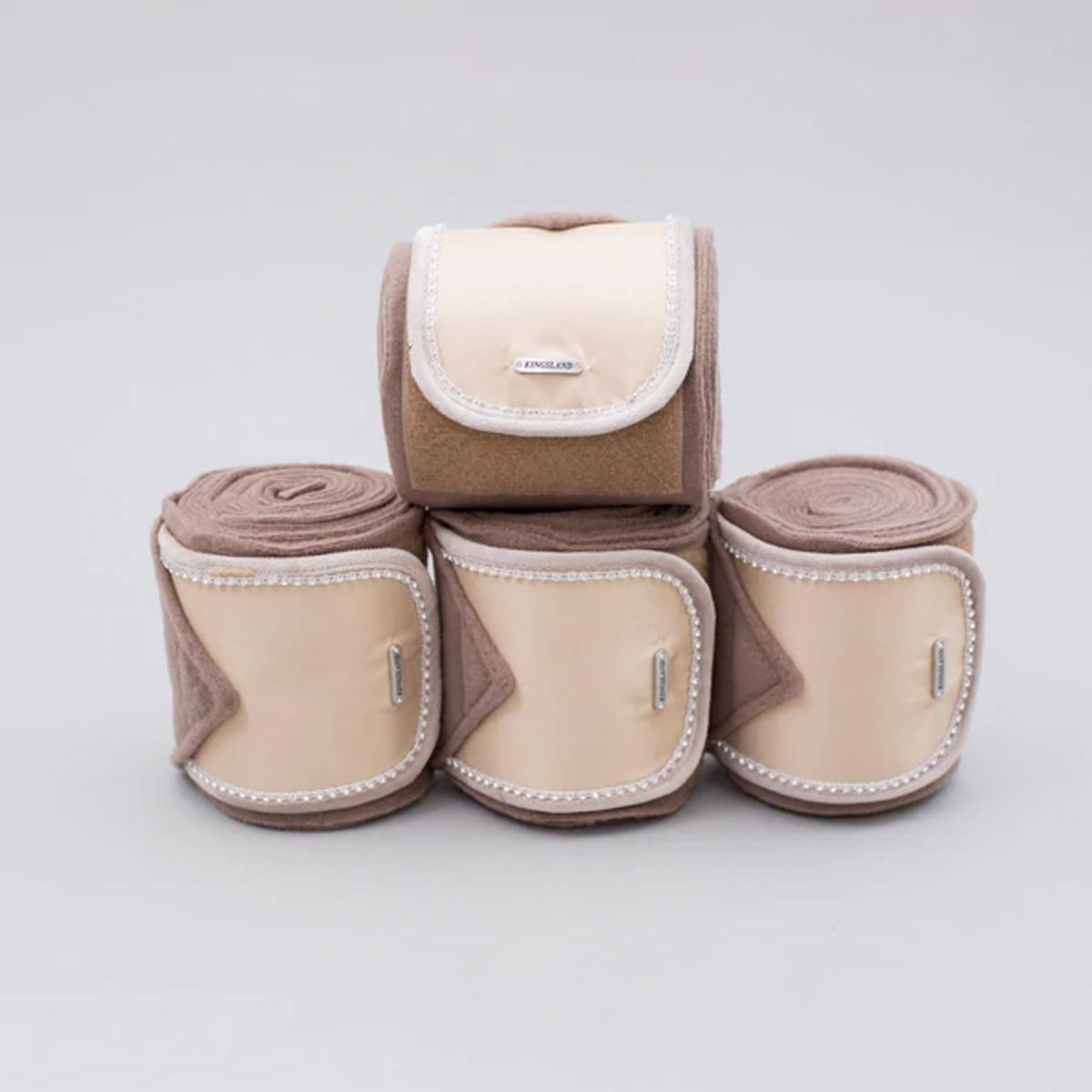 FASCE IN PILE CON STRASS SET DA 4PZ. 09KING-2210402351 541BEIGE KINGSLAND