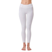 Leggings Da Donna Full Grip Arezzo Mascheroni Bianco 30MA-AREZZO WHITE/WHITE MASCHERONI SELLERIA 