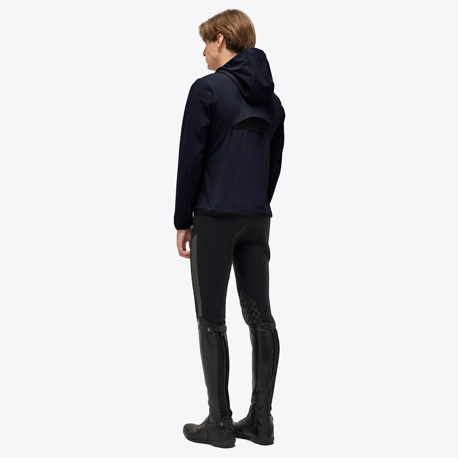 SOFTSHELL UOMO CAPPUCCIO E CERNIERA CAVALELRIA TOSCANA 30CT-GIU281JE175 7901 NAVY CAVALLERIA TOSCANA 