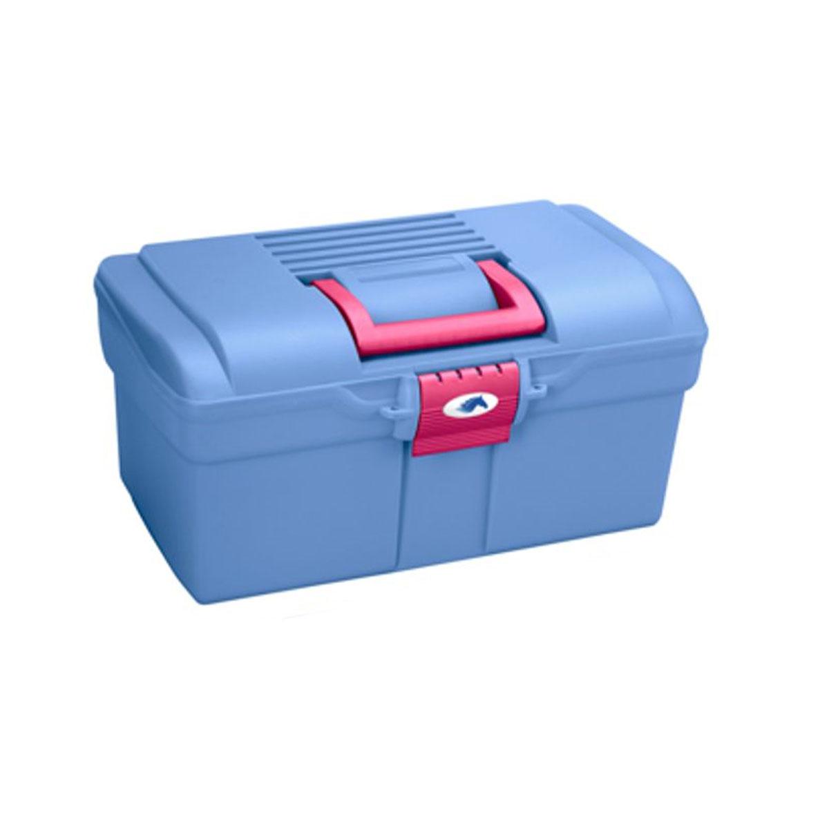 BAULETTO IN PLASTICA CON VASSOIO PORTA OGGETTI 09SA16424 AZZURRO SARTORE